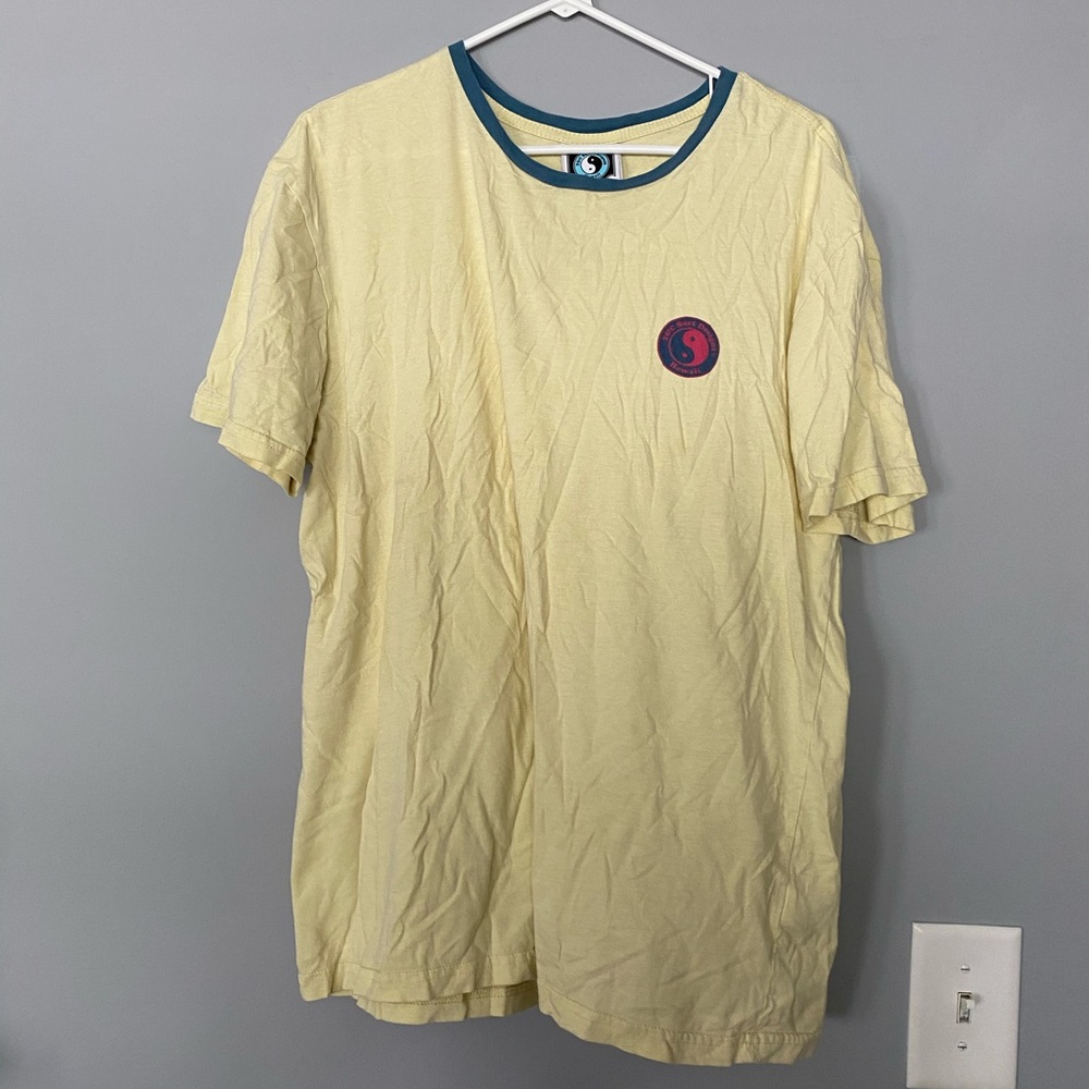 Men’s Ying/Yang Yellow T-Shirt Size L